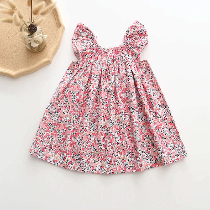 young Girls Floral cotton dresses