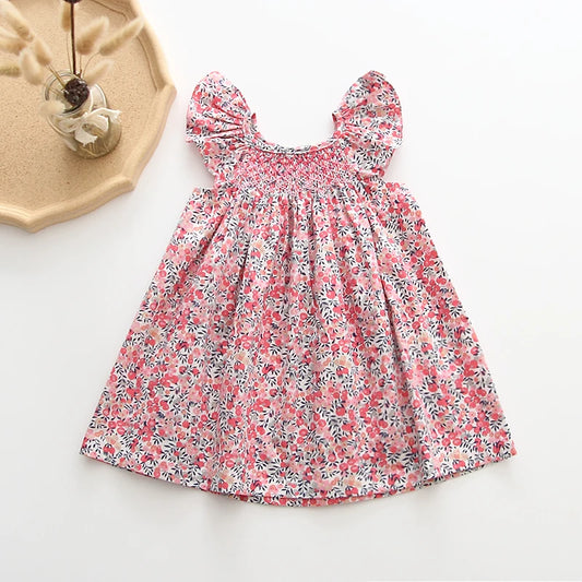 young Girls Floral cotton dresses