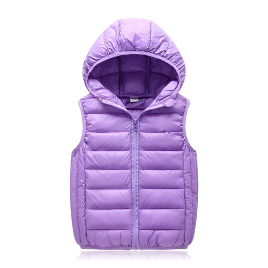 Girls Colourful Gilet's