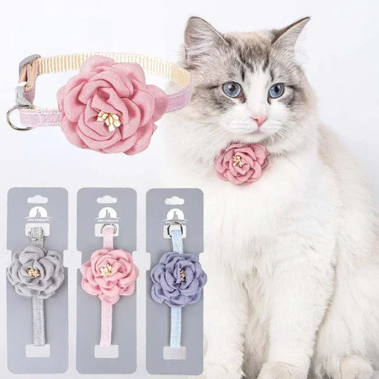 adjustable cat and puppy collar