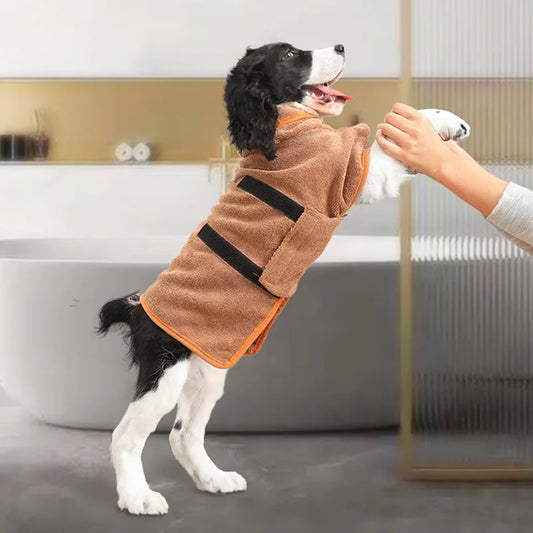 Dog Bathrobe Towel Quick Dry